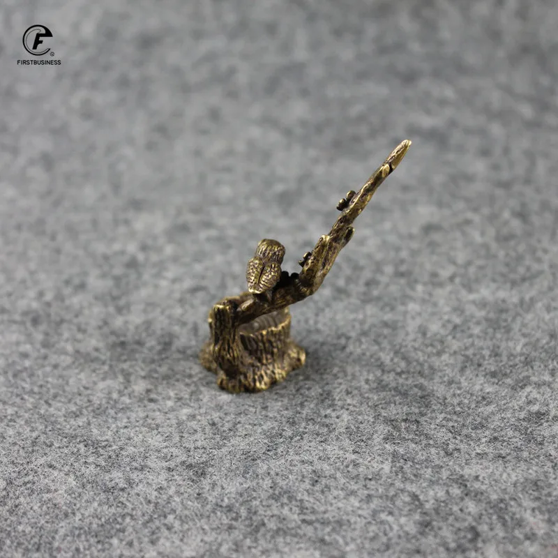 Античная Медная Волшебная слива дерево фотоэлемент креативная курильница в виде