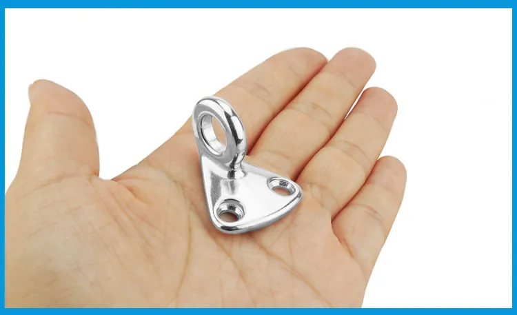 

IBST LIFE Stainless Steel 316 Pad Eye Fender Fending Hook Rope Boat Sail Tug Ship marine Hardware coat cap hook