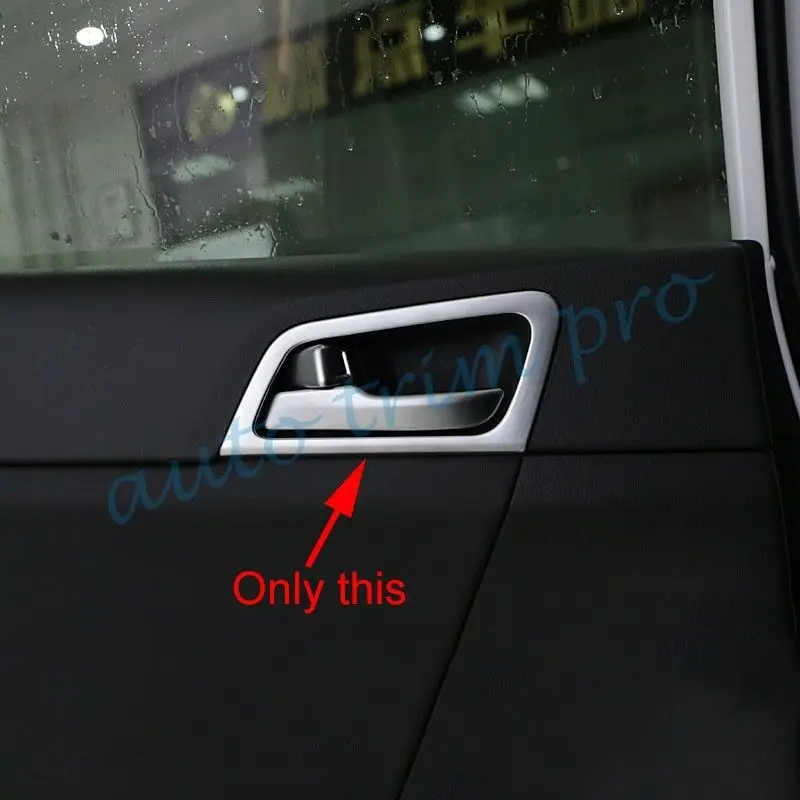 Хромированные внутренние детали крышка дверной ручки отделка литье подходит для