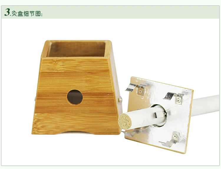 Коробка для мокса-горелка из бамбука | Красота и здоровье