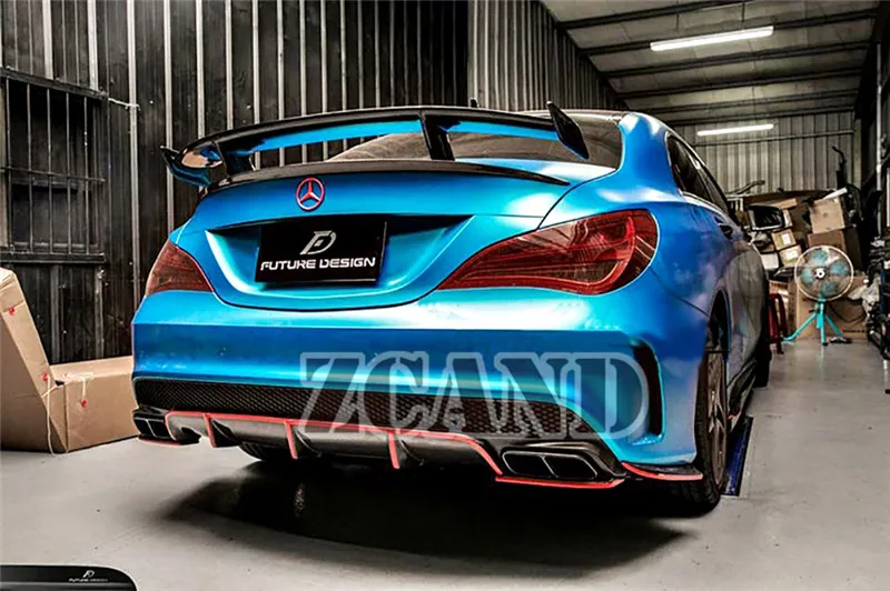 Задний спойлер из углеродного волокна GT для Mercedes benz CLA CLASS W117 C117 CLA45 200 250 260