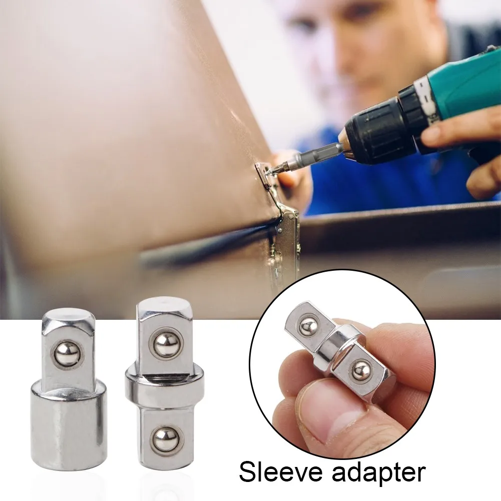 

2pcs Universal 1/4" 3/8" Extension Wrench Adapters For Wrench Sleeve Adapter