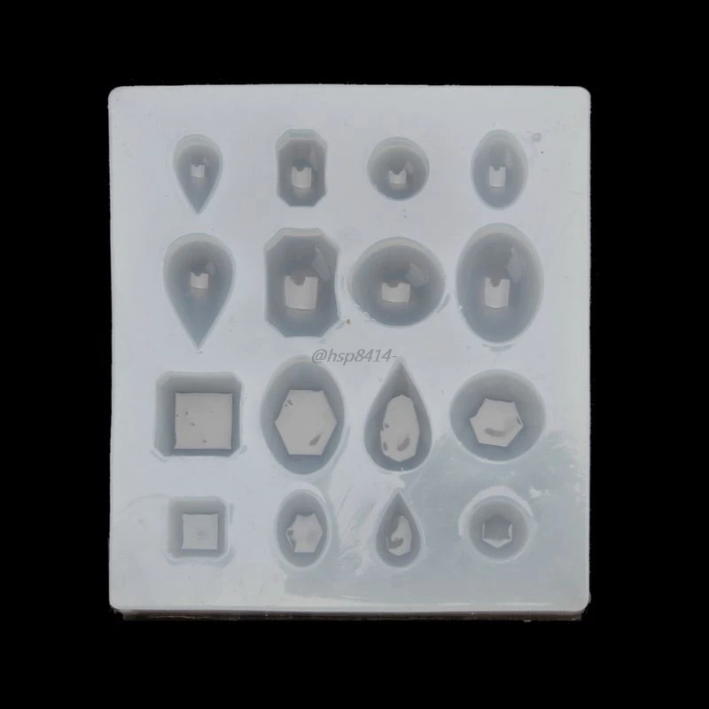 

Cabochon Gem Silicone Mold Oval Square Round Shapes Resin Epoxy Jewelry Making Tools