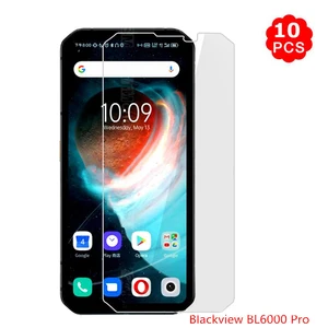 10pcs original tempered glass for blackview bl6000 pro 5g vidro scratch proof screen protector for blackview bl6000 pro 5g film free global shipping