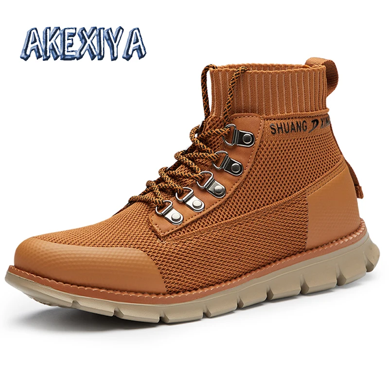 

Уличные мужские ботинки, уличные кроссовки, ботильоны, прогулочные, в стиле панк, модные дизайнерские, для пешего туризма