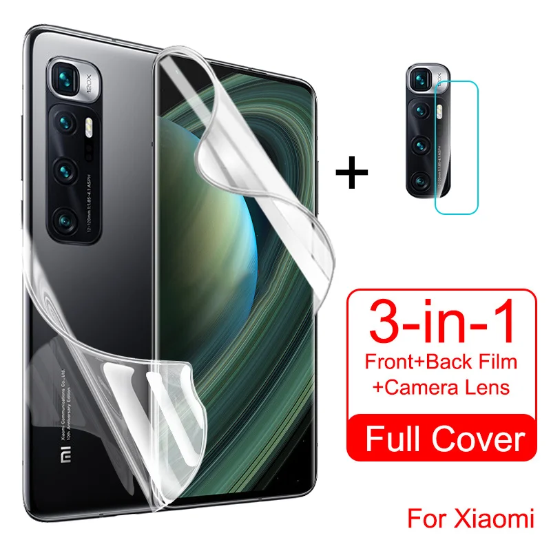 Гидрогелевая пленка для Xiaomi Note 10 Ultra Mi 9 8 se Lite a3 a1 a2 9t на Pocophone Poco F1 F2 Pro защита экрана