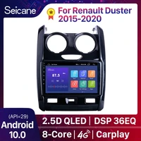 seicane 2 din android 10 0 9 inch 2gb ram 32gb rom gps navigation touchscreen car radio for 2015 2016 2017 2020 renault duster