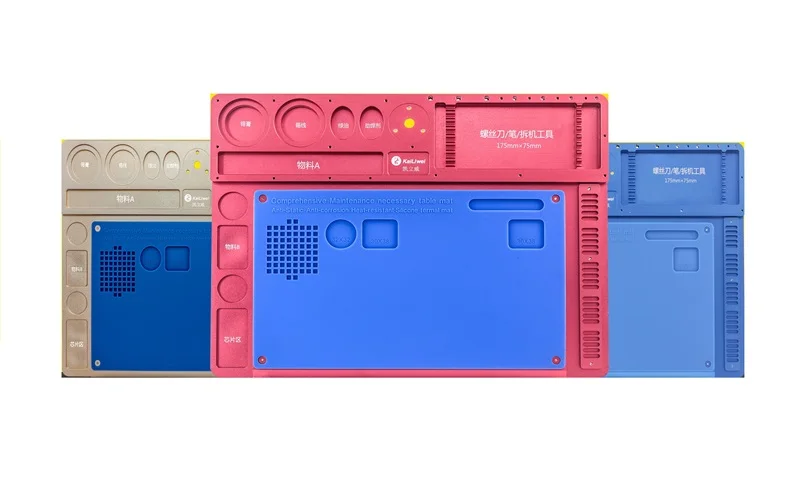 kailiwei mobile phone integrate repairing large working base platform workbench for stereo video microscope free global shipping