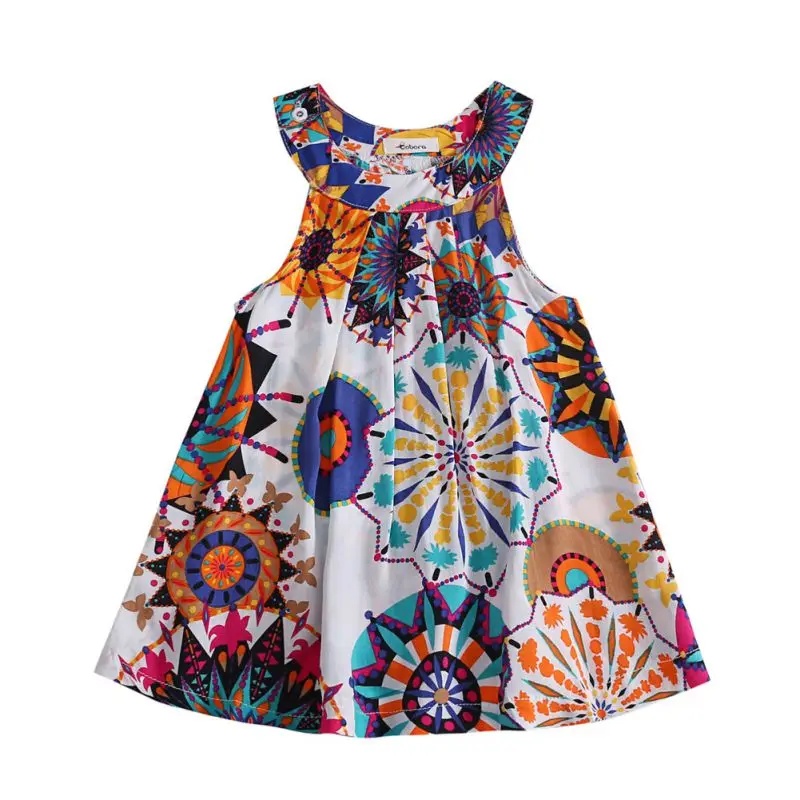 

Платья для маленьких девочек с принтом, новинка 2019, одежда принцессы для девочек, модная одежда без рукавов с принтом для маленьких девочек, ...