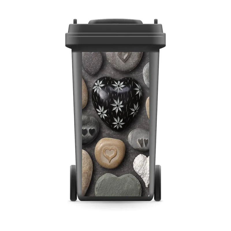 Наклейка для мусорного ведра 3D камни обои настенная печать наклейка съемная