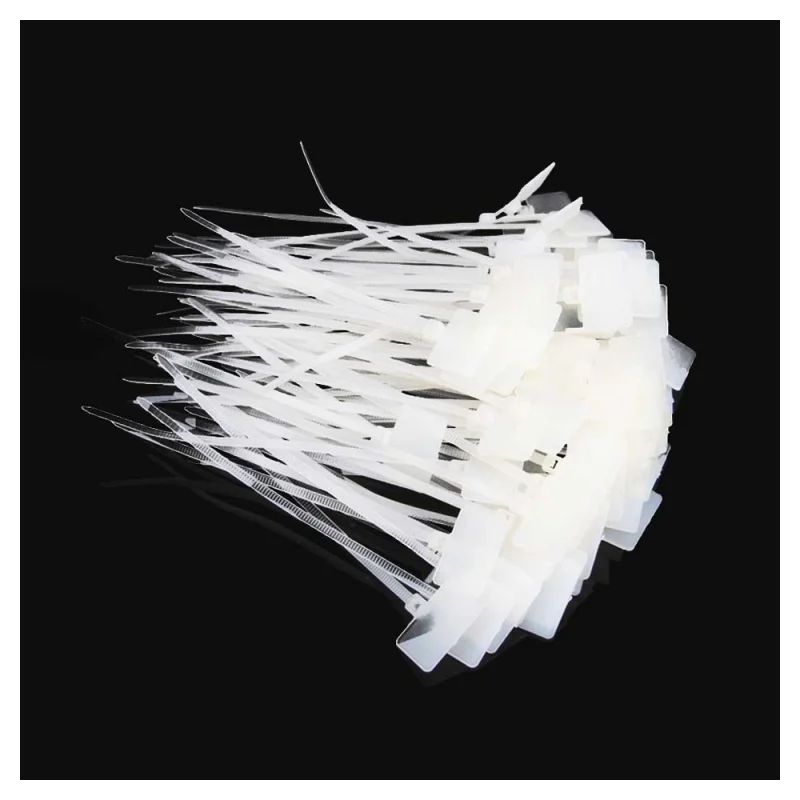 100 шт. почтовые стяжки для записи на Ethernet RJ45 RJ12 кабель питания этикетка |
