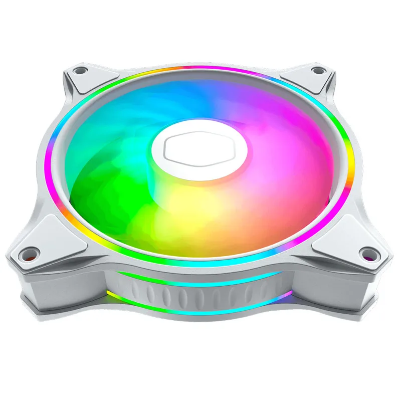 Вентилятор охлаждения шасси бесшумный и цветной 120 мм 5 В/3 контакта с поддержкой