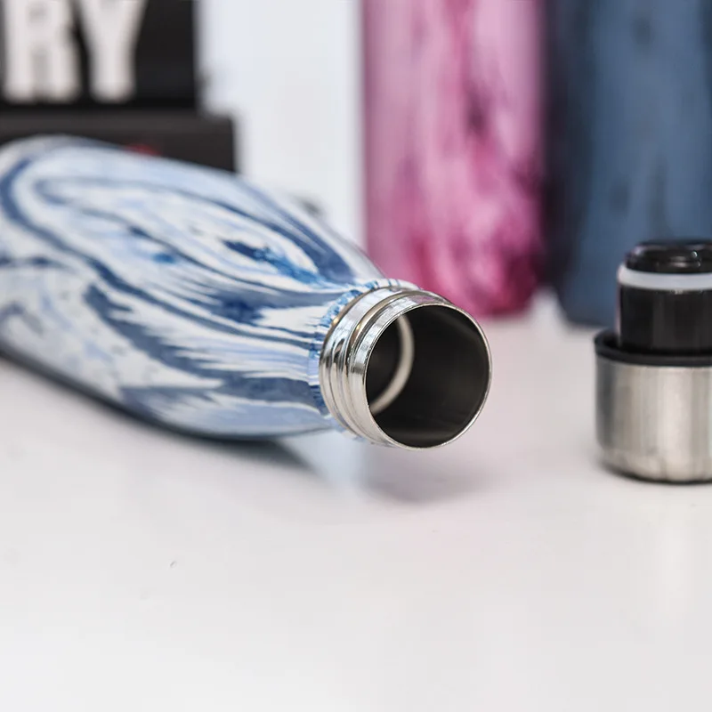 Герметизирующий холодный кружка-термос фляжка из нержавеющей стали для дерева