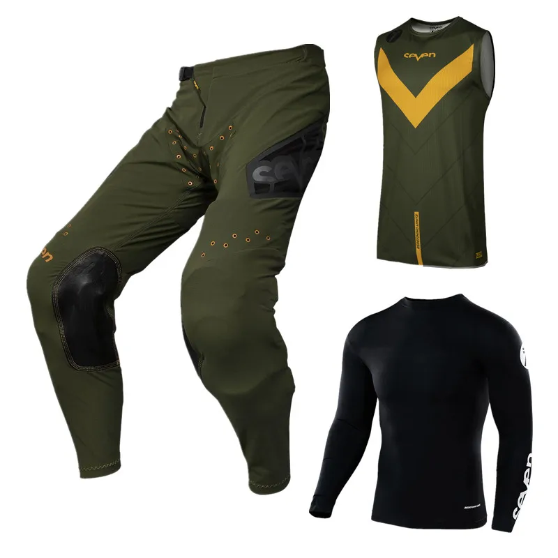 2021 Seven mx Motocross Gear Set RAPTOR FLO GREEN Dirt Bike Jersey 4 Color Motorcycle MX And Pant | Автомобили и мотоциклы