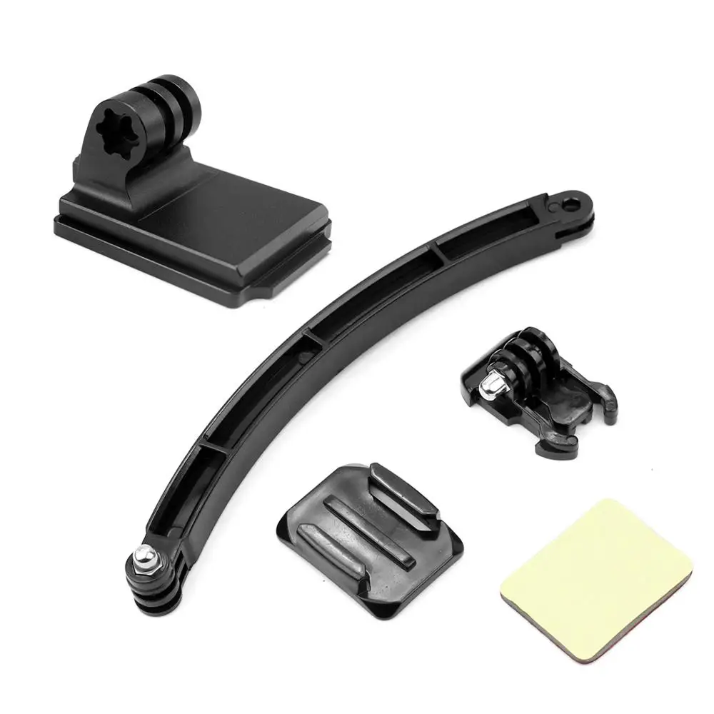 with Arm Buckle Алюминиевый шлем фиксированное Крепление NVG База держатель адаптер для GOPRO Hero 7 4 5 6 Session yi Sjcam eken экшн-видео спортивные камеры - Цвет: with Arm Buckle