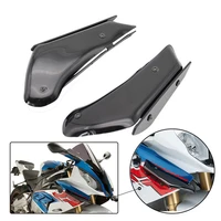 2pcs motorcycle aerodynamic wing kit black fixed winglet fairing wing for bmw s1000 rr 2015 2016 2017 2018 hp4