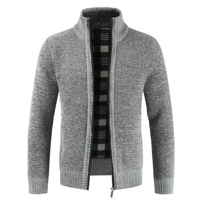 Hemiks, мужская повседневная куртка, зимняя, с капюшоном, Weatshirts, кардиган на молнии, с длинным рукавом, мужские вязаные пальто, куртка на молнии, кардиганы