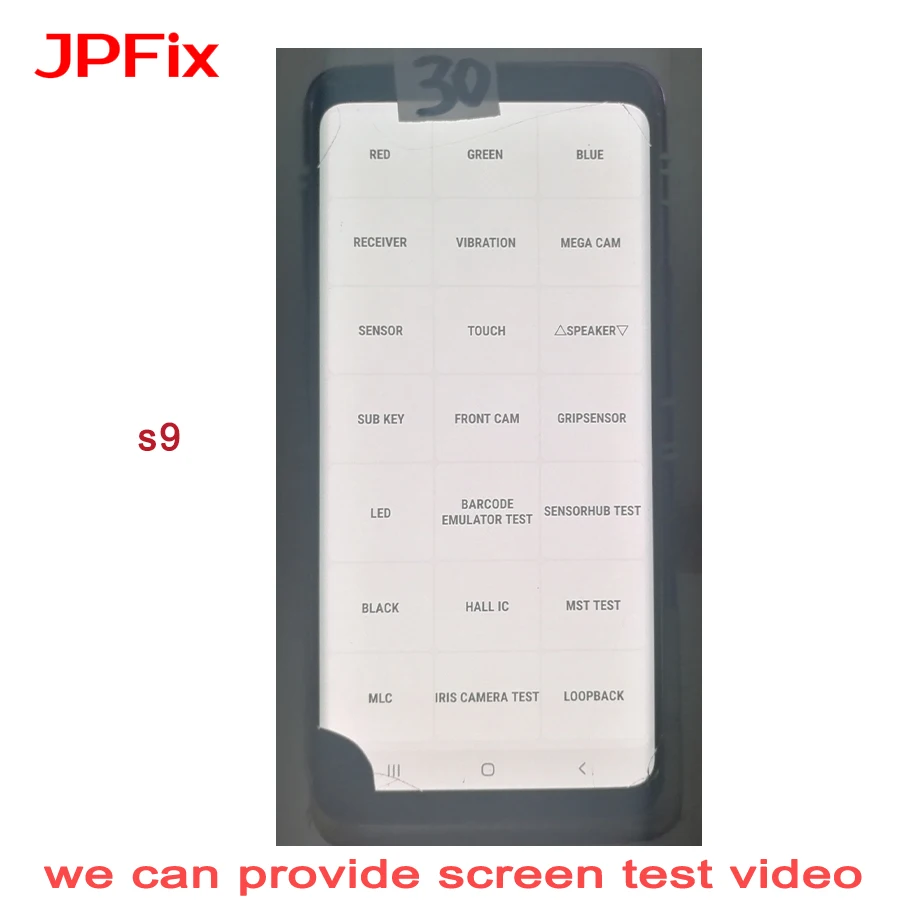JPFix Super AMOLED для Samsung Galaxy S9 G960F ЖК-дисплей сенсорный экран дигитайзер в сборе с
