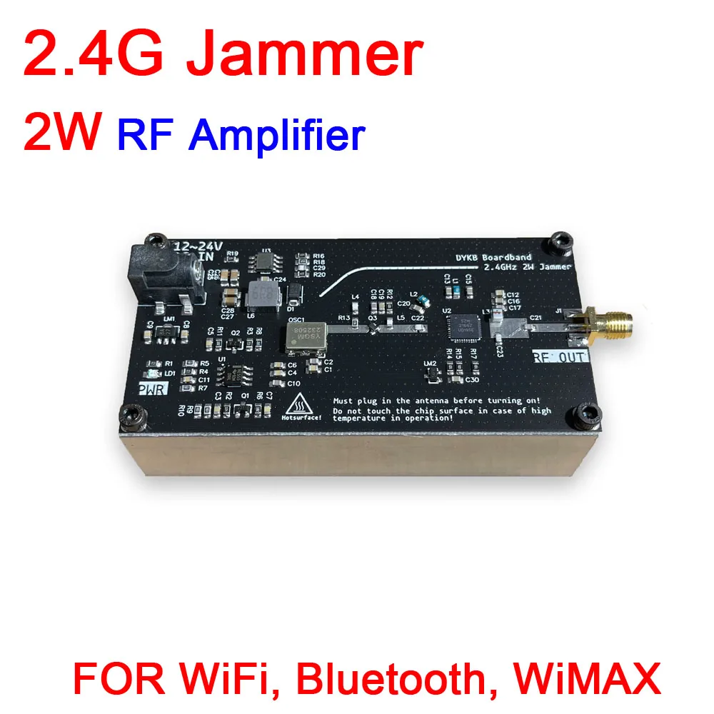 2 4 ГГц WiFi Частотный глушитель Щит сигнала помех Вт RF усилитель для 4G wifi Bluetooth WiMAX |