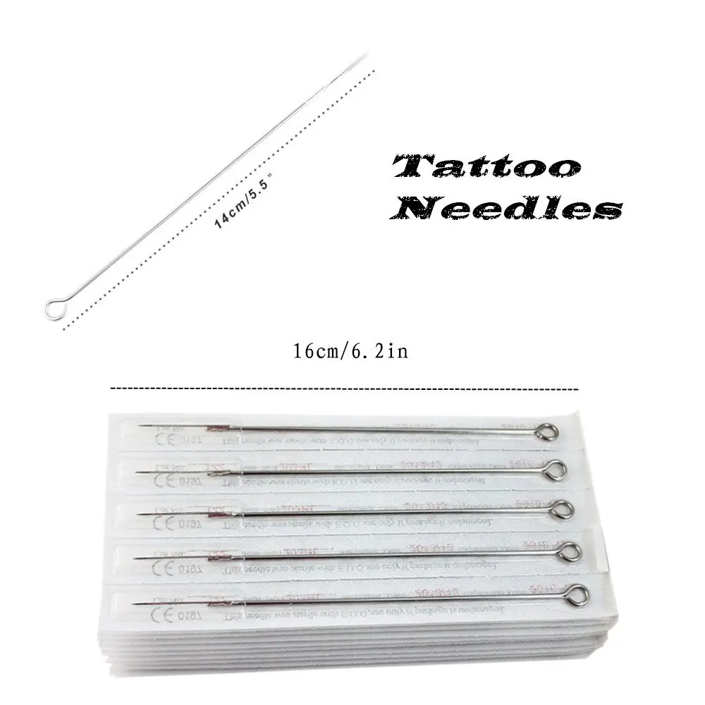 50 шт. Одноразовые стерилизованные тату-иглы 5RL | Красота и здоровье