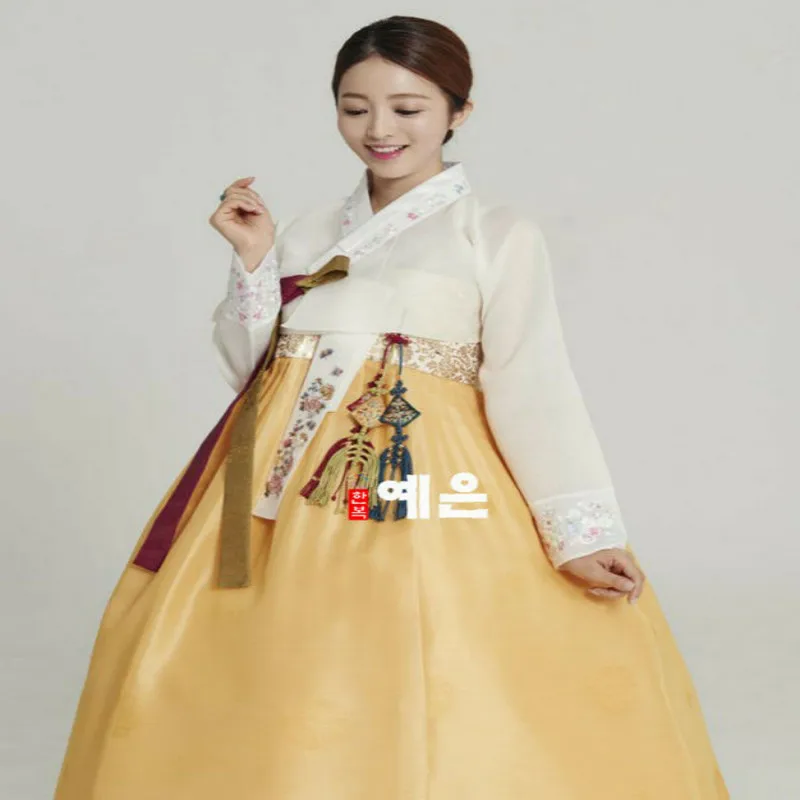 2020 ханбок платье на заказ Корейская современная женщина Высокая талия