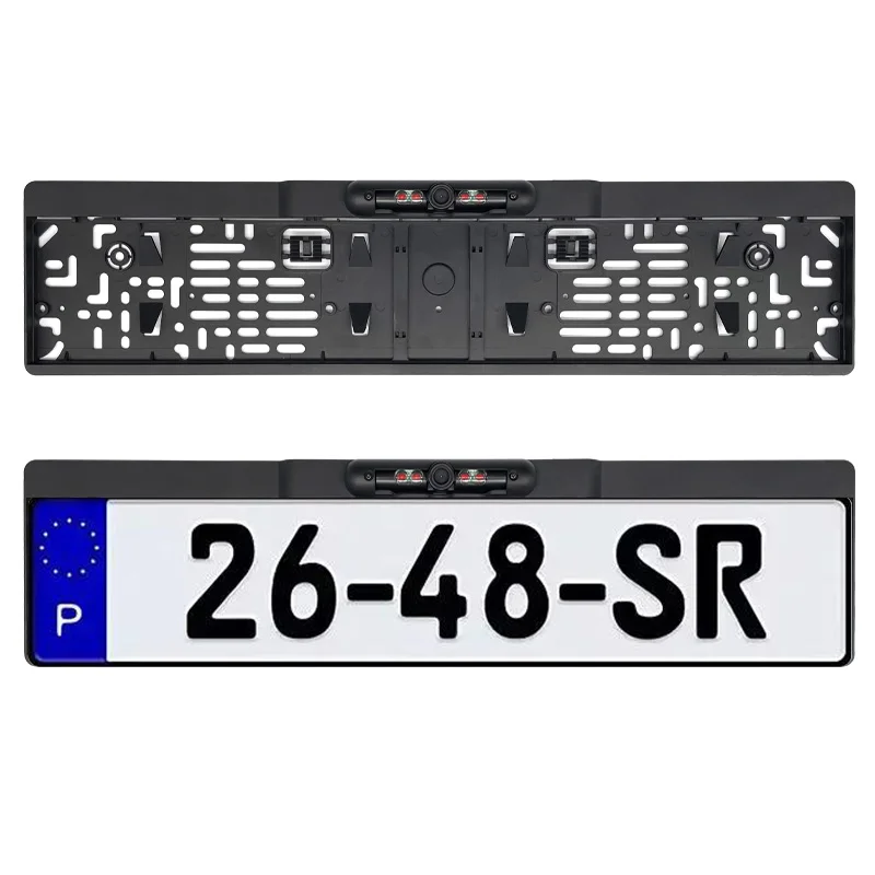 Автомобильная камера заднего вида с рамкой для номерного знака беспроводная