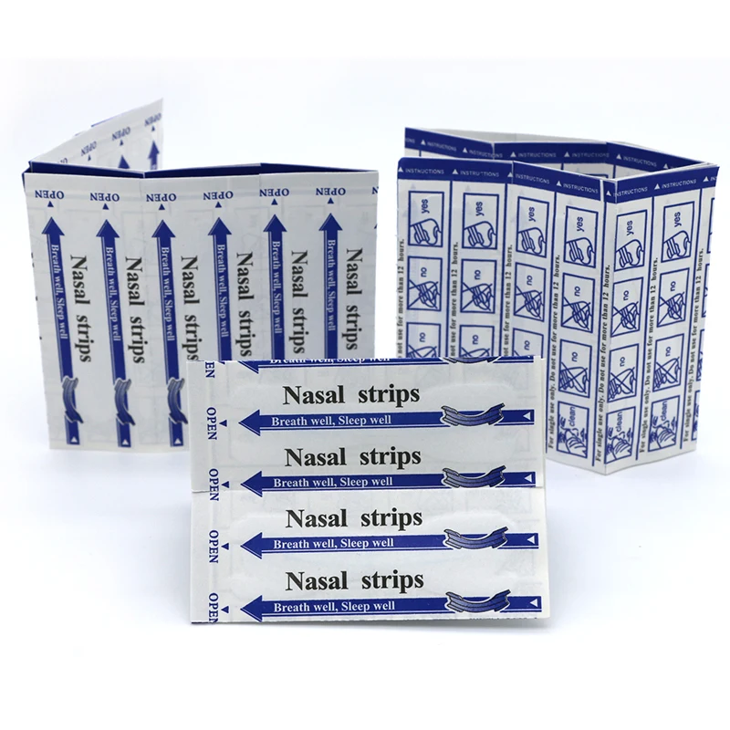 

30pcs/box Hot Anti Snore Nasal Strips Easier Better Breathe 66X19mm Breathe Right Better Transparent Nose Strips To Stop Snoring