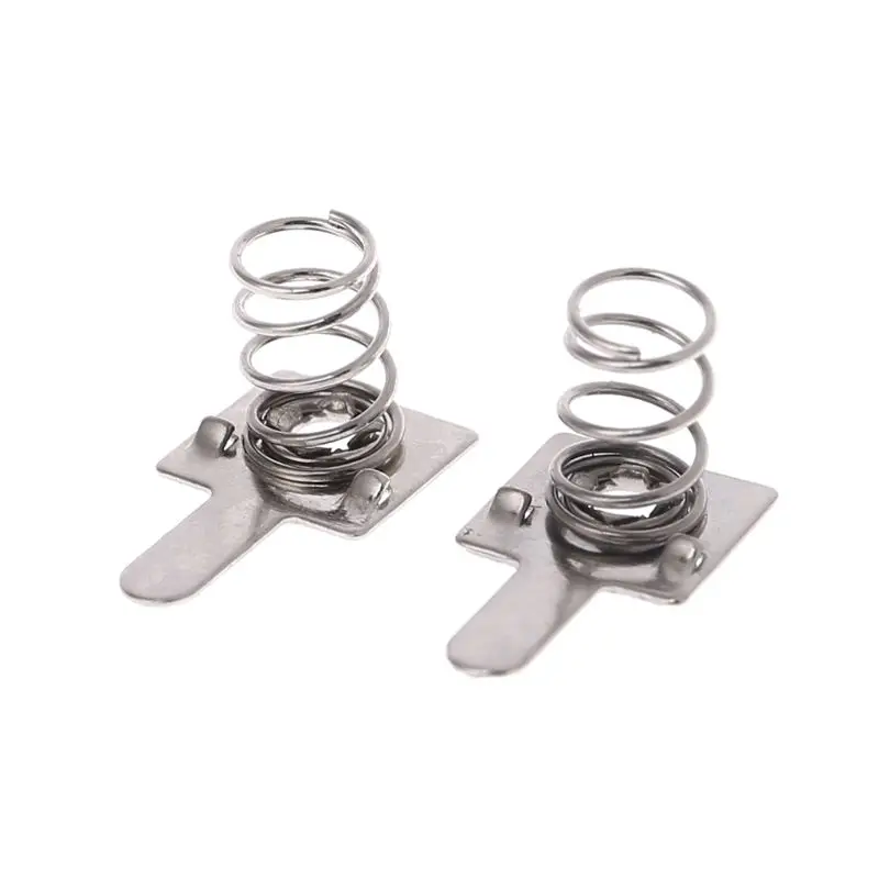 

100 Pcs Metal Battery Spring Plate Set for AA AAA Positive Negative Contact