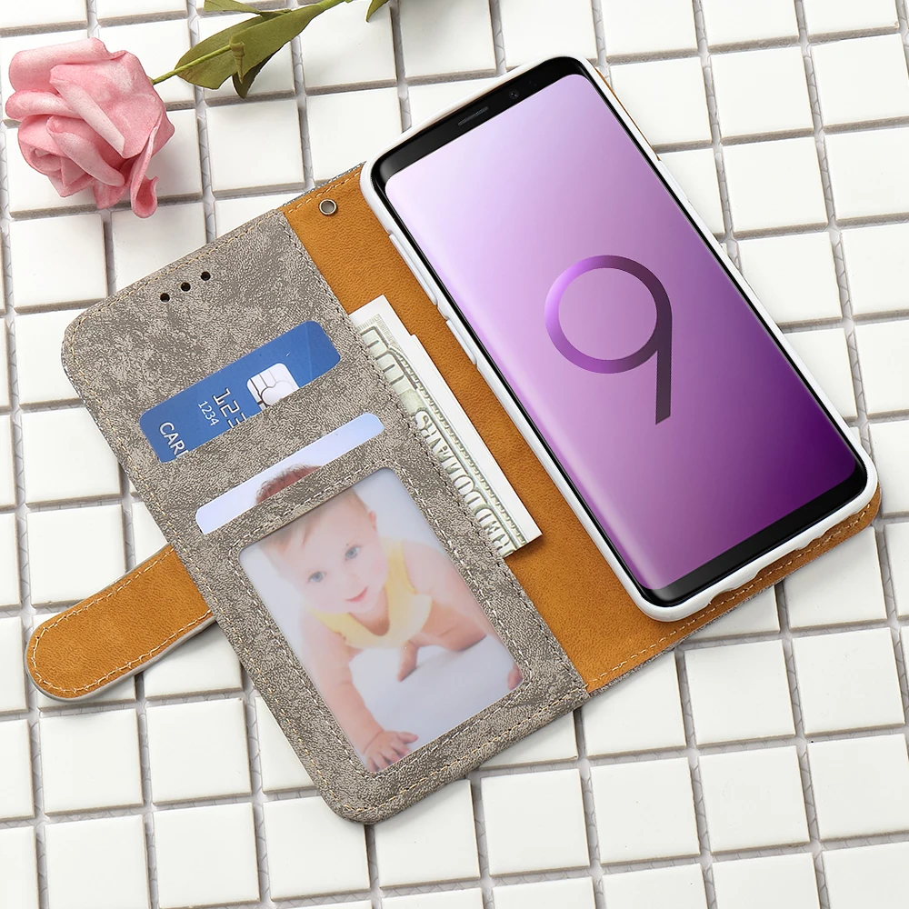 Флип чехол для Samsung Galaxy S20 Ultra S10 S9 Plus S8 S7 Edge|Чехлы-портмоне| |