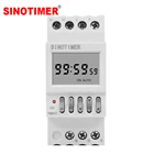 Программатор времени с автоматическим циклом, от 1 секунды до 99 часов, цифровой программируемый таймер, программатор освещения, 12 В, 220 В