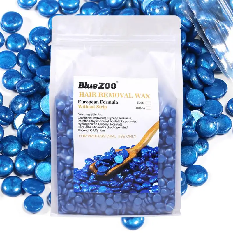 

500g/1000g Depilatory Wax Beans Hot Film Hard Waxing Bean Pellets No Strip Body Face Women Bikini Hair Removal Bean Tools