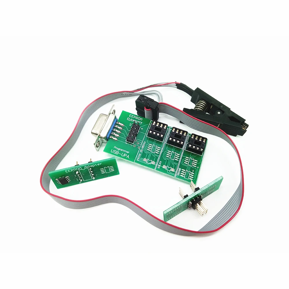 USB программатор UPA V1.3 плата Eeprom диагностический инструмент ECU с чипом Soic 8con зажим