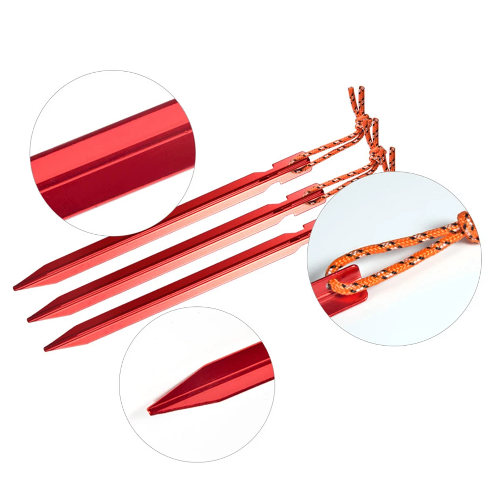 Алюминиевая палатка для ногтей 700I из алюминиевого сплава с веревкой кемпинга