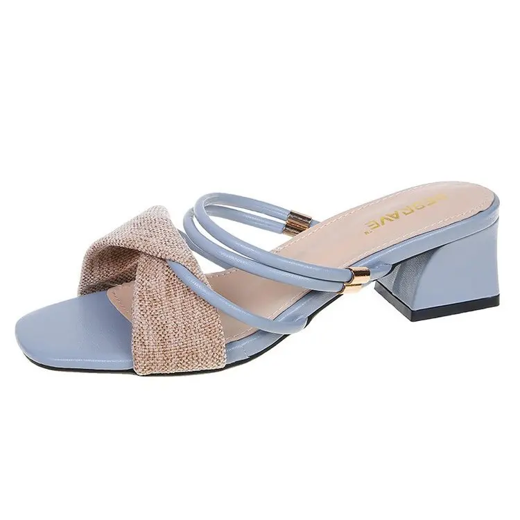 

Female Shoes Big Size Slippers Casual Slides Rubber Flip Flops Low 2021 Luxury Summer Hawaiian Patent Leather Fabric Scandals Ro