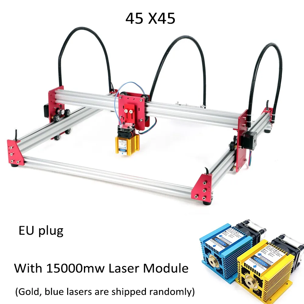 

Mini CNC Laser Engraving Machine DC 12V DIY Engraver 500mw/2500mw/5500mw/15W Desktop Wood Router/Cutter/Printer+ Laser