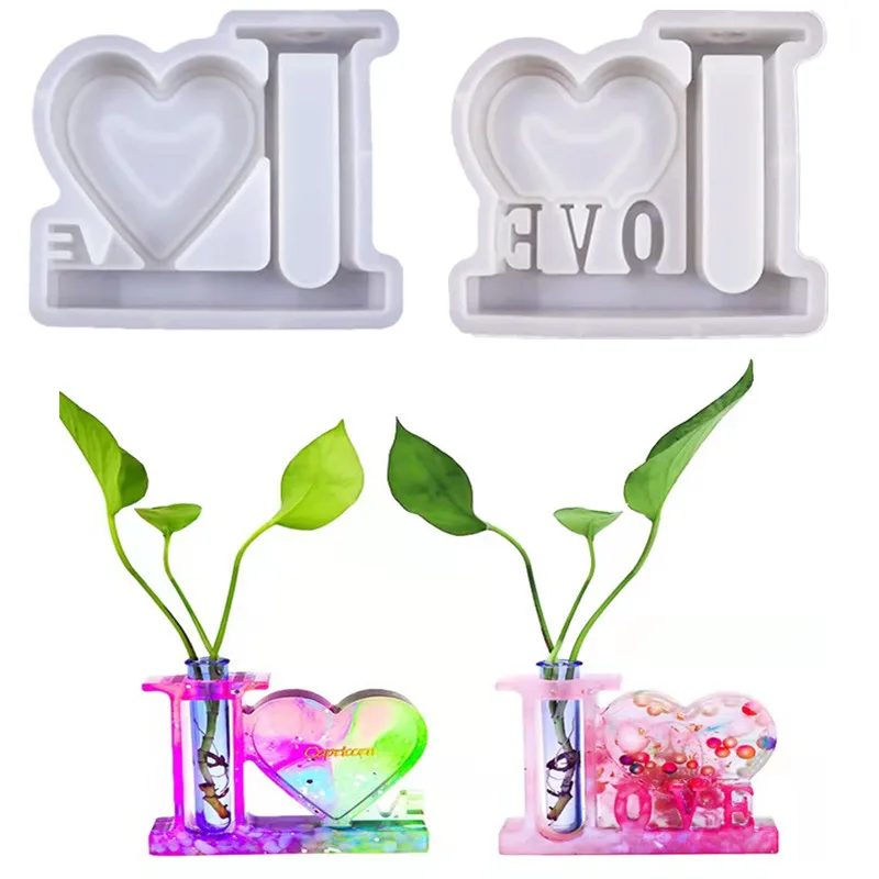 

Flower Planter Epoxy Silicone Mold DIY Plant Incubator Mold Epoxy Resin Casting Craft Home Desktop Decoration Accessories