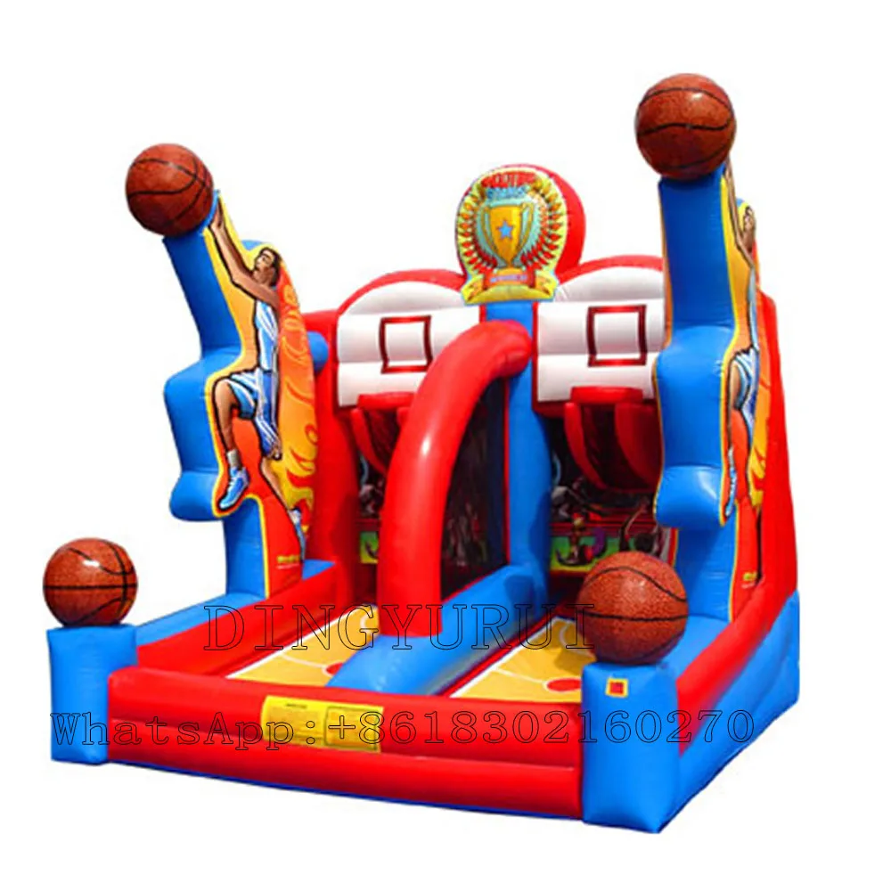 

Inflatable Land Game Shooting Stars Basketball Inflatable Game for Hoop