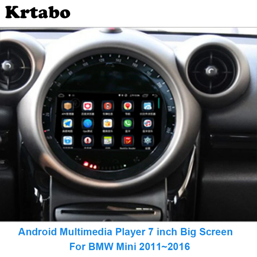 Автомобильный радиоприемник Android мультимедийный плеер для BMW Mini 7 дюймов 2011 ~ 2016