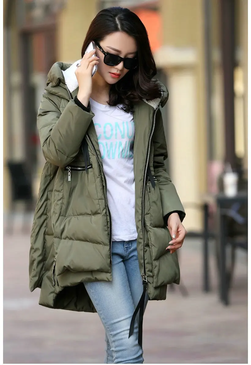 Женские парки больших размеров сезон весна-зима 2019 женские зимние 2018 пальто в