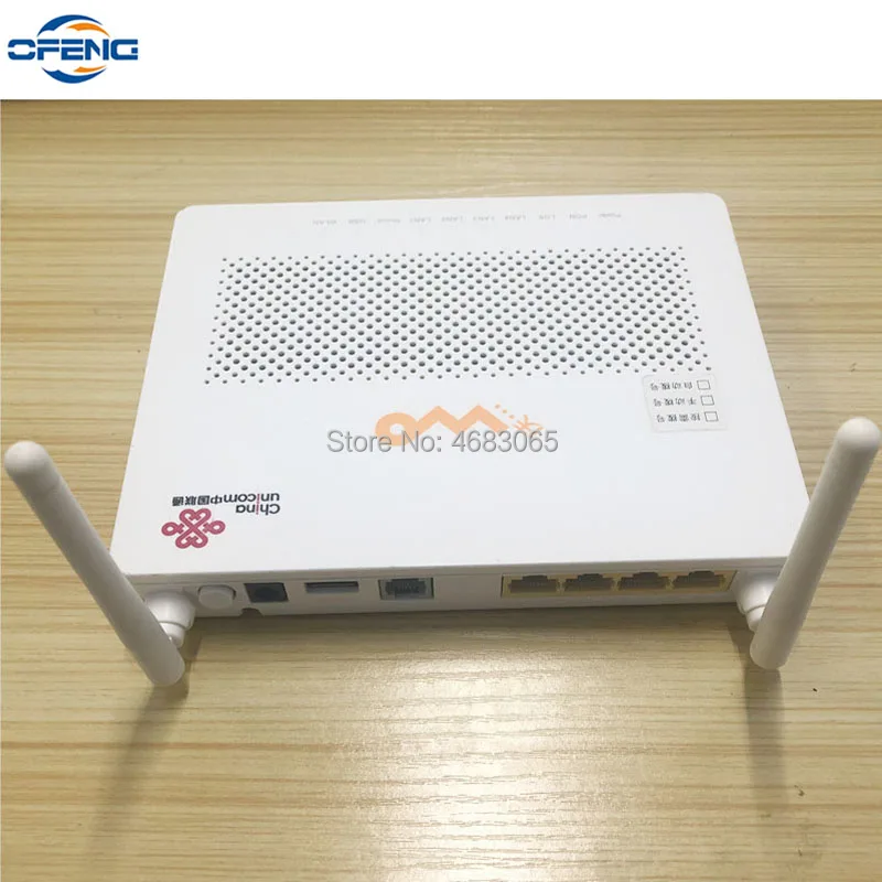 Подержанный 99% новый Huawei HG8347R epon onu для оптоволоконного сетевого маршрутизатора 1GE