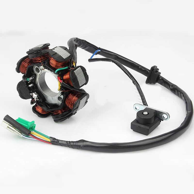 Скутер аксессуары GY6 125 150CC Магнето 8 ступенчатая катушки статора|Зажигание