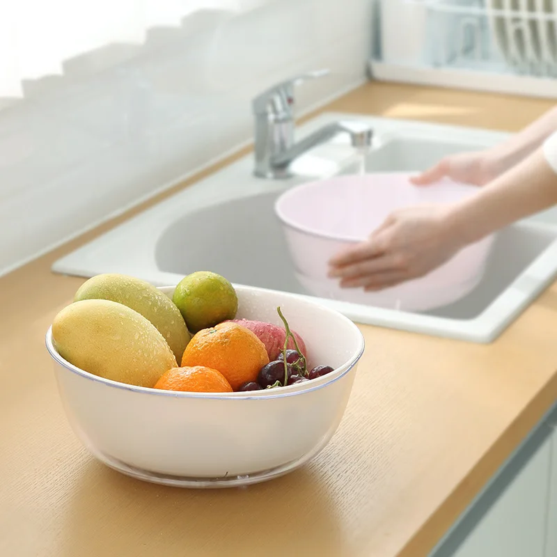 Бытовая двухслойная стиральная закрытый сеткой Слив Корзина Толстая