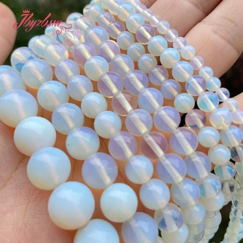 

High Quality Natural Opal Beads Opalite Round 4/6/8/10/12mm Fit Diy Make Up Charms Beading Beads For Jewelry Making Accessories