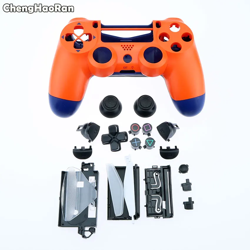 2 ChengHaoRan Полный Корпус с кнопками мод комплект для Sony PS4 Pro Slim 4,0 V2 JDS-040 JDM 040 контроллер корпус Оболочка Чехол - Цвет: 2