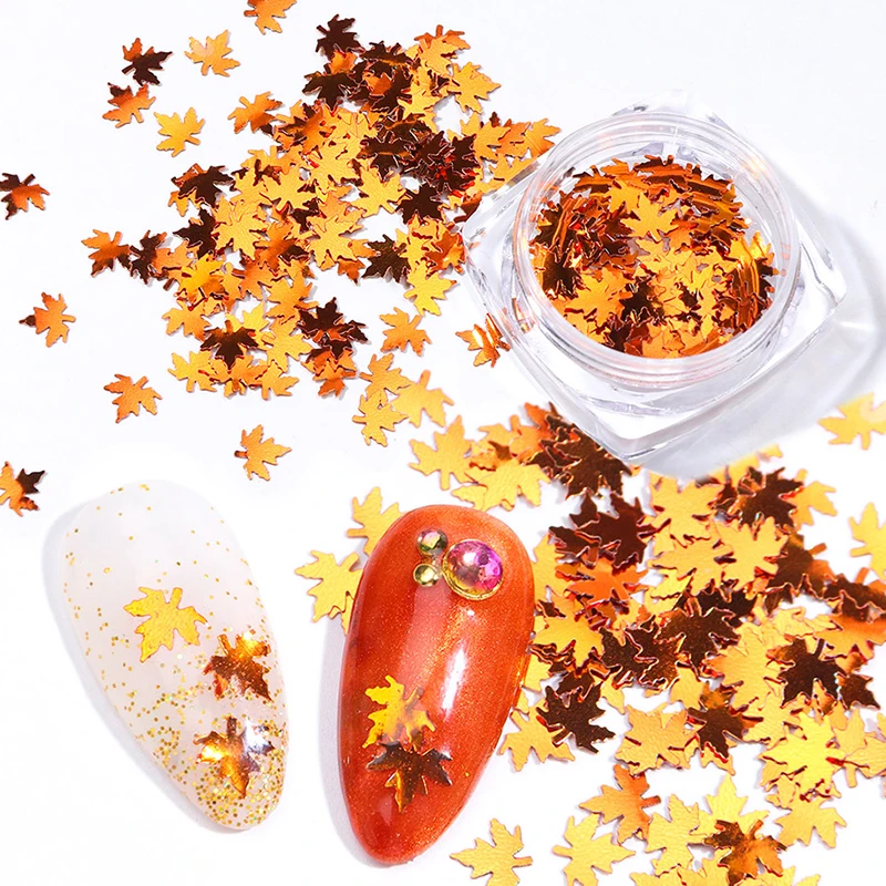 LEMOOC 1 коробка Флоки для ногтей с блестками розовая Золотая пудра пайетками сделай