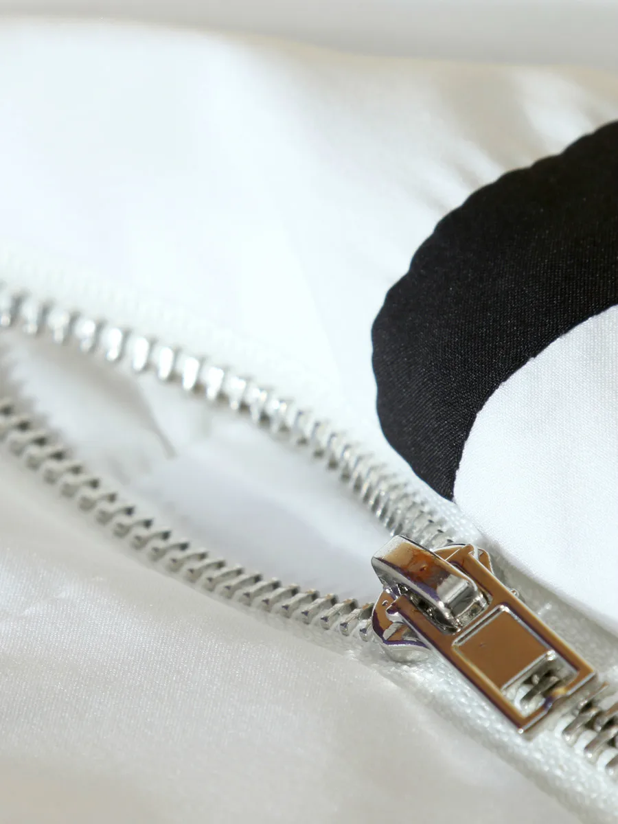 

XUXI High Quality 2020 Women Summer Shirt Fashion Chiffon Long Sleeve Back Zipper Womens Tops And Blouses Chemise Femme FZ0555