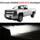 Xlights диодные лампы для авто автомобильные лампы для 2008 2009 2010 2011 2012 2013 2014 2015 2016 2017 2018 2019 Chevy Chevrolet Silverado 2500 HD светодиодные фары лампы ближнего света Canbus лампы фары аксессуары