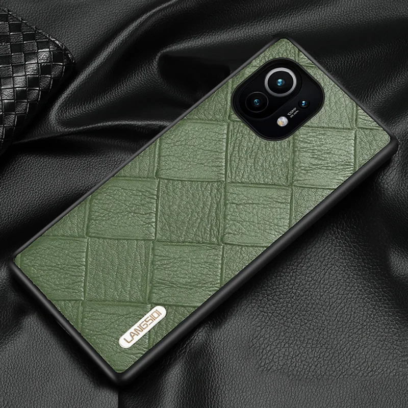 

LANGSIDI Genuine Leather case For xiaomi Mi 11T Pro 10T 11 LITE 9SE 9T leather cover For xiaomi Redmi 9t note 10 pro 9s 8 8T 10s
