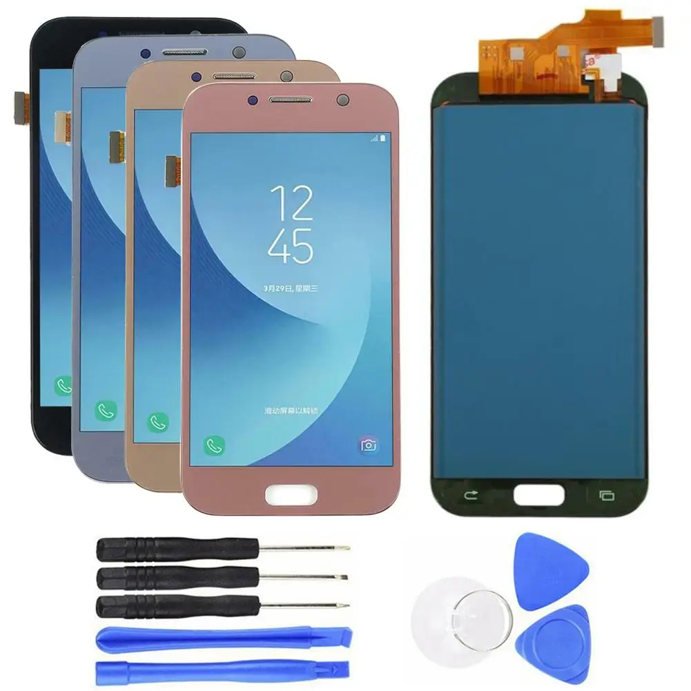 Замена без рамки lcd сенсорный экран дигитайзер для Sam-sung Galaxy A5 2017 A520 SM-A520F/W |
