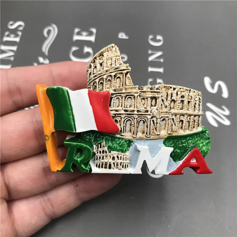 Венеция Италия американское перо Орел итальянская Арена Дубай милые магниты из